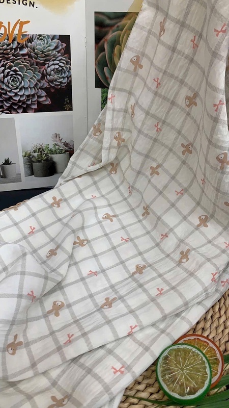 Vải Cotton hàn- Chất vải mềm, mát - Khổ 1.6m, cuộn 150m